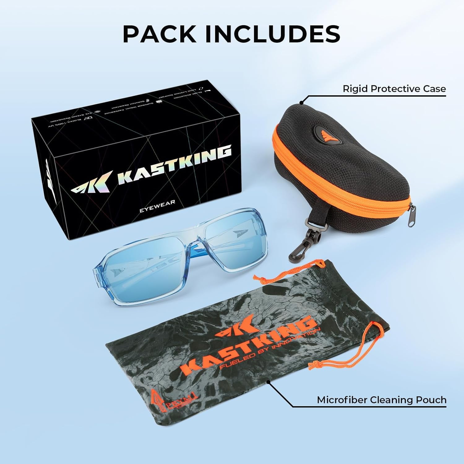 KastKing Chippewa Polarized Fishing Sunglasses, UV400 TAC Lenses