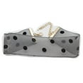 thumbnail image 6 of New Women Fashion Jewelry Choker Necklace Wide Black Sheer Fabric Polka Dots Circles, 6 of 8