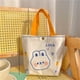 thumbnail image 2 of Tote Bag Canvas One Shoulder Portable Large Capacity for Shopping Cute Cartoon Student Gift Cute Bunny, 2 of 5
