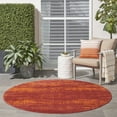 thumbnail image 4 of Nourison Essentials Indoor/Outdoor Red 8' x round Area Rug, (8 Round), 4 of 9