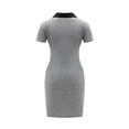 thumbnail image 2 of Vestido corto de verano para mujer, vestido informal para el trabajo, vacaciones, aniversario L, 2 of 7