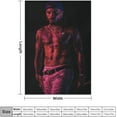 thumbnail image 2 of Music Album Rauw Cover Blanket Lightweight and Warm Song Cover Alejandro Comfortable Sofa Blanket, Air Conditioning Blanket, Sofa Bedding, Living Room Decoration 30""x40"", Style, 2 of 6