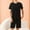01 Black, variant on Awdenio Men's Sleepwear Ultra Soft Sleepwear Short Sleeve Top & Bottom PJS Lounge Set 2 pieces