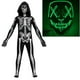 thumbnail image 3 of Mono de esqueleto para hombre y mujer, ropa de dormir, mono de Calavera, disfraz de Halloween a juego, pijamas de Halloween familiares luminosos, 3 of 4