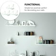 thumbnail image 2 of Masteelf  3 Pcs Wall Shelf Floating Shelves Rack Mounted Organizers White, 2 of 8