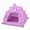 Pink, variant on WINDLAND Pet Tent House Dogs Bed Portable Removable Lightweight Teepee Puppies Cat Indoor Outdoor Kennels Cave Moisture-Proof