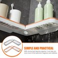 thumbnail image 4 of OUNONA 2Pcs Wall Mounted Foldable Plastic Storage Racks for Bathroom Shelves, 4 of 6