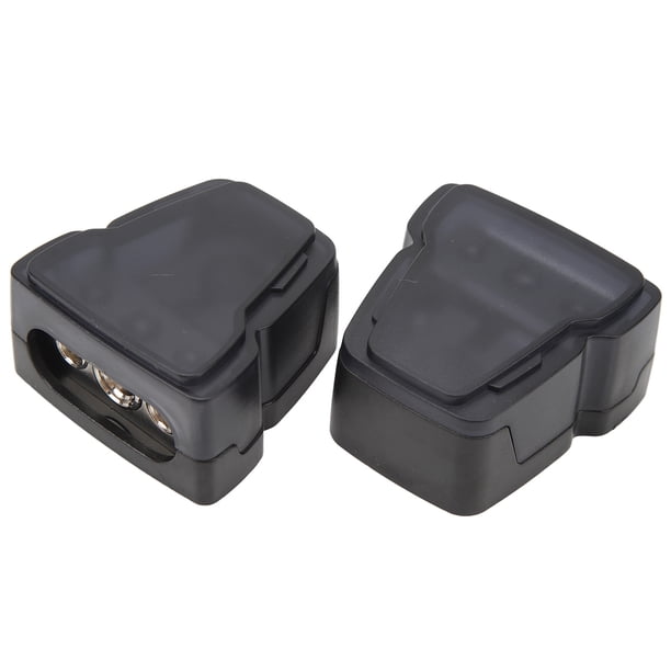 Abrazaderas De Terminales De Batería, 1 Par De Terminales De Batería De Audio Para Automóvil 1x0/4GA De Entrada A 2x4/8GA De Salida Conexión Estable Y Duradera Para
