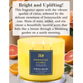 thumbnail image 6 of Honeysuckle Citrus Scented Candle 3 Wick Aromatherapy Candle Long Lasting and Clean Burning Soy Candle for Men and Women Relaxing Candle for Home Scented, 6 of 7