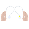 iHEARmax™ by iHEAR® Behind-the-Ear, Receiver in the Canal, Hearing Aid (Standard Clear Wire, Natural, Left and Right Ear Pair)