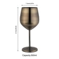 thumbnail image 4 of Bearachild Copa de vino tinto pulido de un solo nivel de acero inoxidable fiesta Barware inastillable taza utensilios para beber para Bar restaurante Utensilios de cocina No.01 Bearachild HA010278-01, 4 of 6
