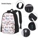 thumbnail image 3 of Balery Cute Dog Mochila Escolar 3 en 1 para Niños - Mochila Resistente con Lonchera Térmica y Estuche - Mochila Escolar para Niños y Niñas, 3 of 7