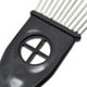 thumbnail image 3 of Peine de aguja de acero, peine de cabeza de aceite para hombres, peine para recoger el cabello, peine de inserción de metal de doble cara, peine de dientes anchos, peine hueco de acero, 3 of 5