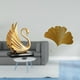 thumbnail image 2 of Estatua de resina de cisne, figura de cisne, decoración del hogar, escultura de ginkgo, adorno artístico de hierro forjado con diseño elegante, adecua, 2 of 8