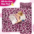 thumbnail image 4 of Pink and Gray Of Leopard Print Toddler Nap Mats for Kids Preschool,Sleeping Mat Bag or Kids,Toddler Sleeping Bag,Toddler Nap Mat or Daycare, 4 of 6
