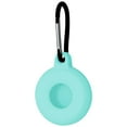 thumbnail image 1 of Tracker Case Silicone Anti-lost Cover Keychain Locator Protector Replacement for iOS AirTag  White, 1 of 10