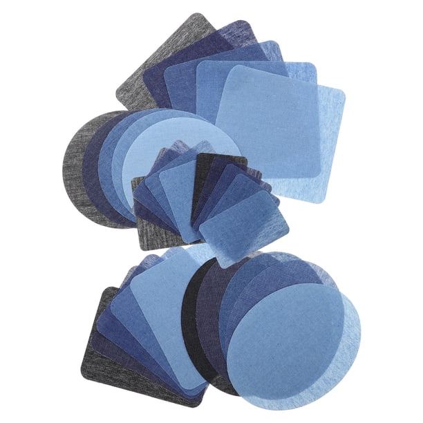IDEANATEGRATE 30Ud Parches Para Chaquetas De Jean Con Adhesivo Trasero Faciles De Usar Y Personalizar