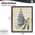 thumbnail image 4 of Stupell Industries Cottage Natural Botany Lupine Black Floating Frame Canvas Art, 25 x 31, by Susan Arnot, 4 of 8