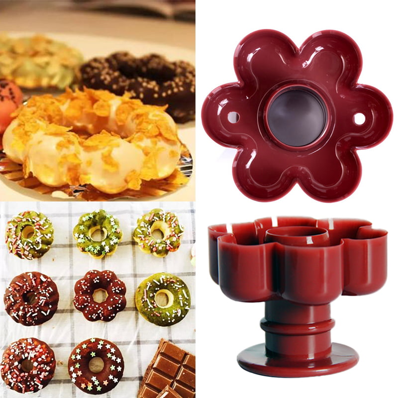 Donut Maker Cutter Fondant Cake Bread Desserts Bakery Mould Mold Baking Tools