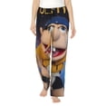 thumbnail image 2 of Lsque Sml Jeffy Print Women's Pajama Pants, Lounge Pant - Comfortable Home Wear,Elastic Waistband, Stylish Design-Small, 2 of 9