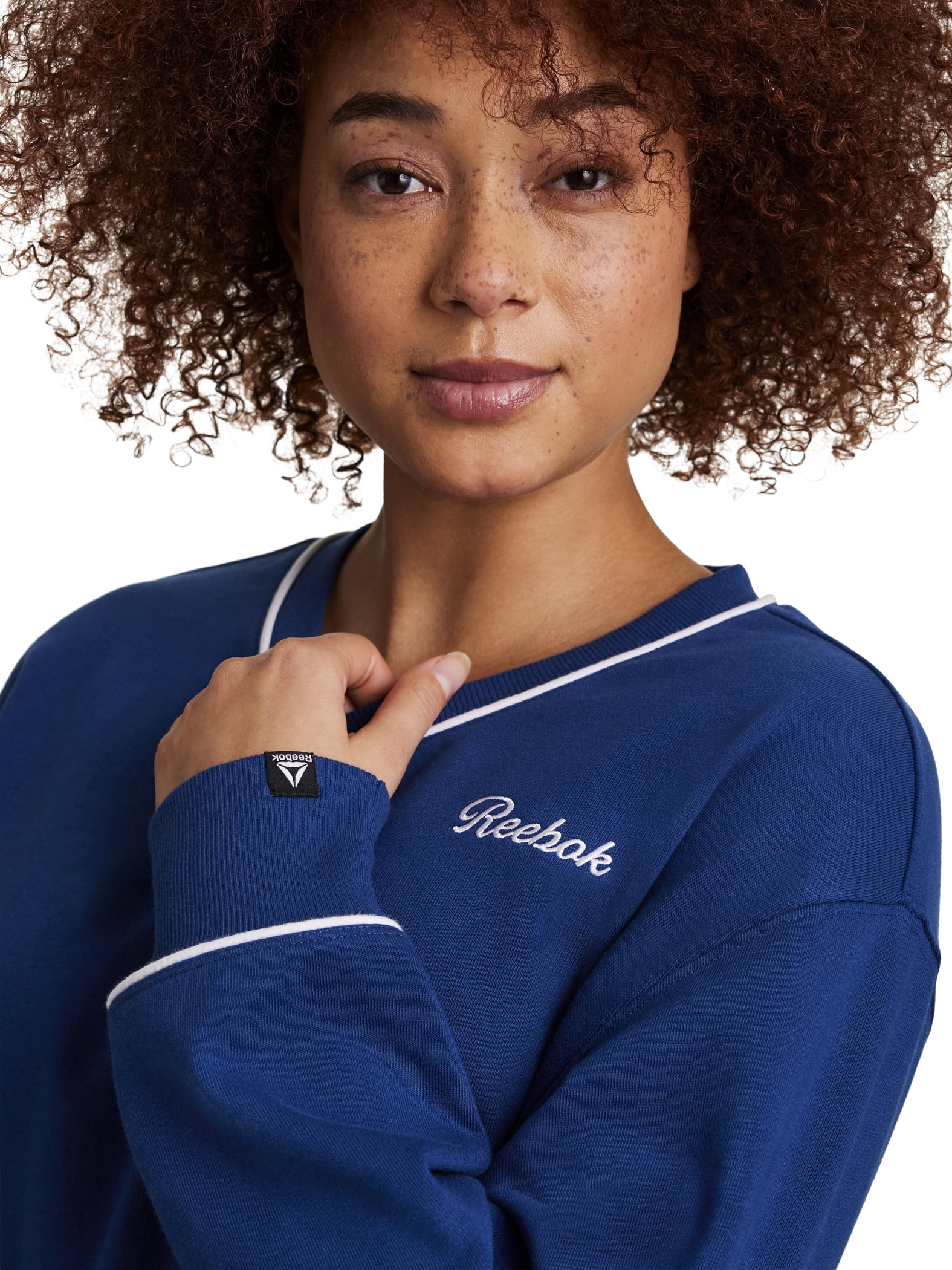 Reebok Courtside Oversize Meet & Greet Crew, Sizes XS-4X