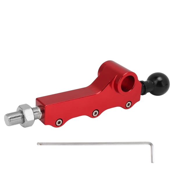 Palanca de cambio de marchas de coche, aleación de aluminio con llave hexagonal de repuesto para Subaru WRX 2008-2013, color rojo Jadeshay A
