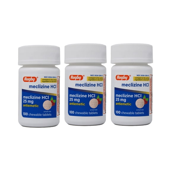 Major Meclizine Chewable Tablets - 25mg, Pack of 3