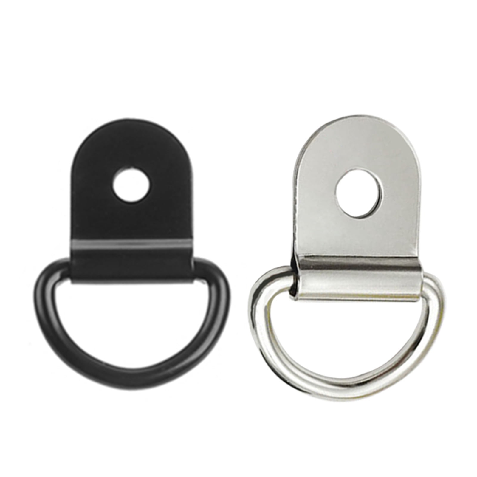 tegongse 20Pcs D Ring Tie Down Small Steel D Rings Anchor Lashing Ring for Loads on for Case Truck Cargo Trailers RV Boats
