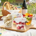thumbnail image 4 of 100 Pack 9 oz Clear Plastic Cups with Lids, Disposable Flat Ideal for Ice Cream, Cold Drinks, Fruit, Dessert, Yogurt Parfait, 4 of 4