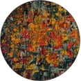 thumbnail image 3 of Unique Loom Estrella Collection Area Rug - Guell (6' 1" Round Multi/Blue), 3 of 7