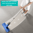 thumbnail image 3 of True & Tidy Clean Everywhere Spray Mop Kit with Reusable Microfiber Pads, Squeegee & Refillable Bottle for Hardwood, Laminate & Tile, 3 of 8