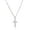 Steel Cross, variant on 18K Plated Collarbone Chain With Stainless Steel Cross Necklace