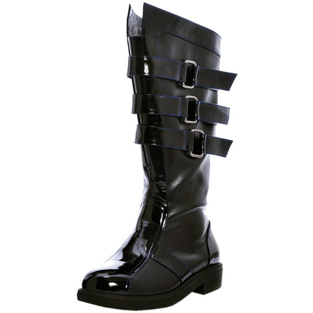 Ellie - MENS SIZING 1 Inch Heel Black Space Warrior Costume Boots ...
