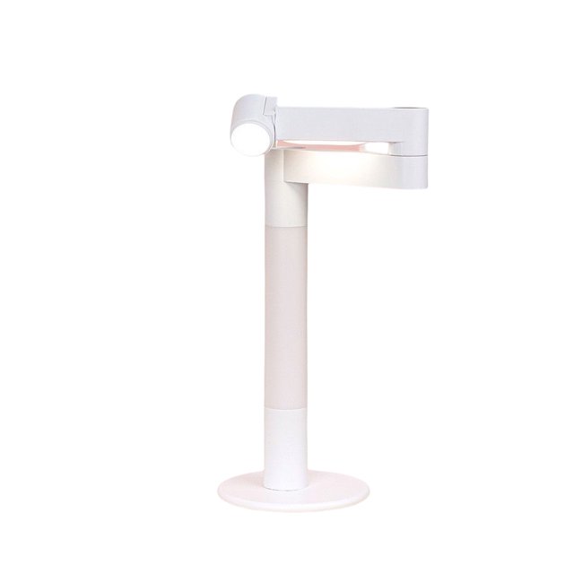Naiovety Lámpara de lectura de escritorio, regulable, para estudiar, trabajar, giratoria, luz nocturna, protección de ojos, herramienta Iluminación y accesorios Blanco