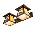 thumbnail image 6 of MEYDA 100846 24 in. W Moose At Dawn 2 Light Wall Sconce, 6 of 7