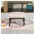 thumbnail image 4 of Patio Ottoman Outdoor Foot Rest - Metal Frame Cushioned Footstool for Yard, Deck, Poolside Bistro Furniture, 4 of 5