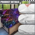thumbnail image 6 of Uorisanigo RV Dinette Sofa Cover Stretchable Couch Cushion Slipcovers Breathable and Dirt-Resistant Halloween Spider Webs Print Camper Cushion Cover Booth Seats for Car Bench, 6 of 7