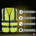 thumbnail image 5 of A-SAFETY Reflective Security Safety Vests Heavy Duty with 7 Pockets and Front Zipper, 5 of 5