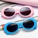 thumbnail image 2 of Gafas de sol blancas, gafas de sol ovaladas de moda, gafas de fotografía divertidas, adecuadas para múltiples escenarios, 2 of 5