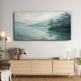 thumbnail image 3 of Abstract Canvas Wall Art Hudson River Landscape Painting Wall Decor For Bedroom Livingroom Office, 3 of 6