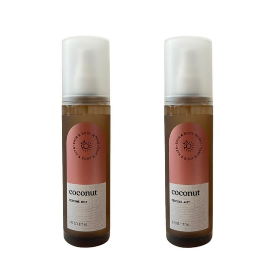 Bath & Body Works Coconut Perfume Mist 6 fl oz 2 Pack