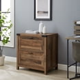 thumbnail image 3 of Walker Edison Farmhouse 2-Drawer File Cabinet, White Oak, 3 of 11