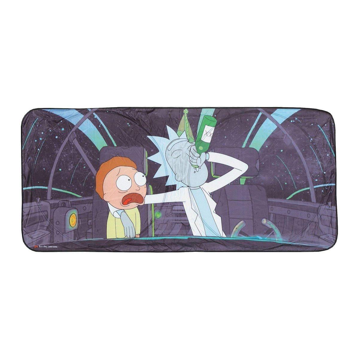 Rick and Morty Accessories Just Funky Rick and Morty Run the Jewels Accordion Auto Sunshade 