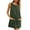 DarkGreen, variant on Lentta Women's Casual A Line Corduroy Mini Dress Loose Fit Square Neck Overall with Pockets
