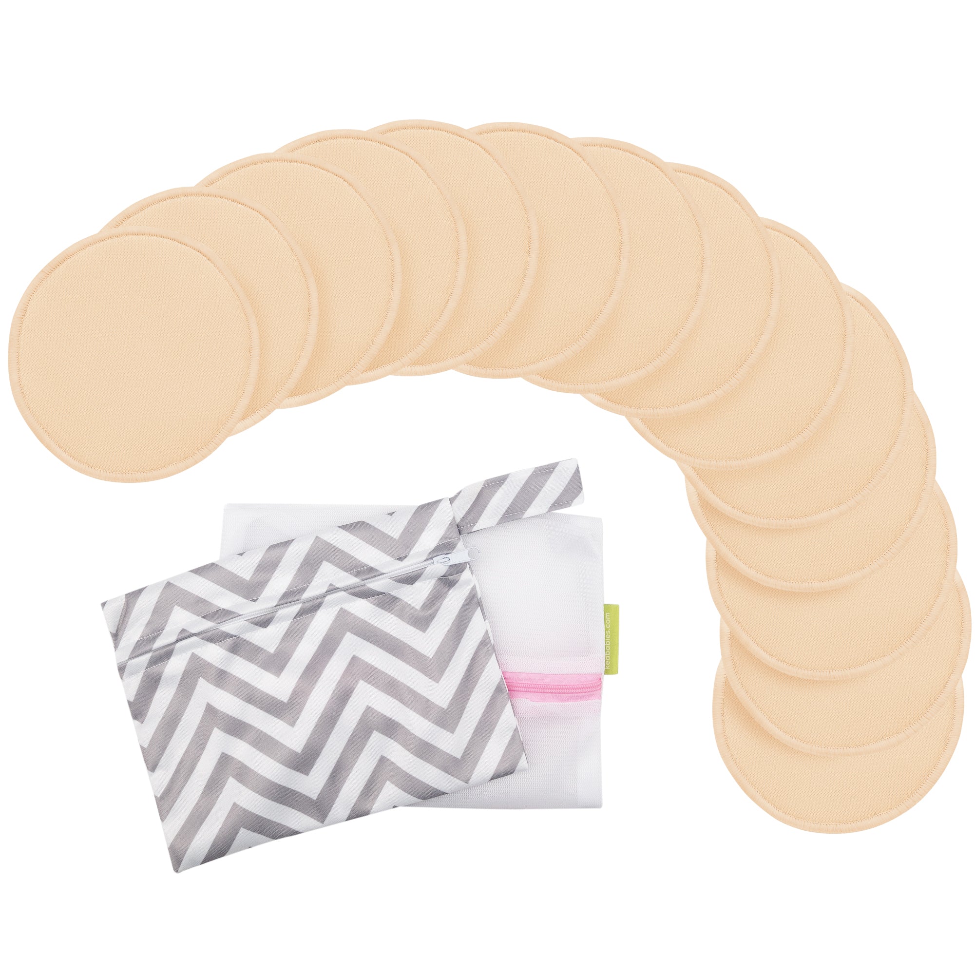 KeaBabies Reusable Nursing Pads for Breastfeeding, 14Pack Breast Pads