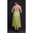 thumbnail image 4 of Bimba Leaves Printed Women Backless Halter Neck Summer Holiday BeachÂ&nbsp;Dress-X-Small, 4 of 6
