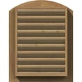 thumbnail image 5 of 12"W x 30"H Arch Top Gable Vent (17"W x 35"H Frame Size): Unfinished, Functional, Smooth Western Red Cedar Gable Vent w/ Brick Mould Face Frame, 5 of 13