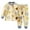 Q1232-Light Yellow, variant on HCNTES Toddler Boy Clothes Baby Boys Fall Winter Outfits Long Sleeve Patchwork Sweatshirt Pants Set,Sizes 3-4 Years