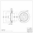 thumbnail image 2 of Rear Dynamic Friction Company Disc Brake Rotor 600-54205 (1) For 2007-2017 Ford Expedition, 2007-2017 Lincoln Navigator, 2 of 2
