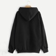 thumbnail image 5 of Womens Tops Solid Long Sleeve Irregular Sweatshirt Loose Print Pullover Tops Blouse Long Sleeve Shirts for Women, 5 of 7